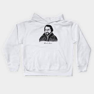 Martin Bucer. Christian figure. Kids Hoodie